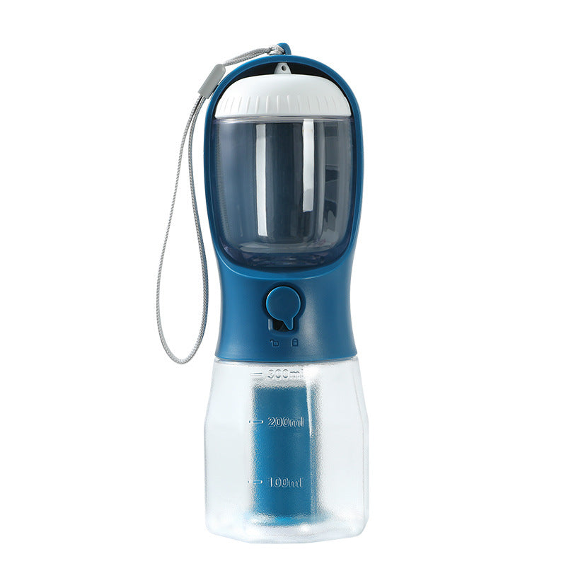 Three-in-One Portable Dog Water Cup with Food and Waste Bag - Multi-Functional Pet Supplies