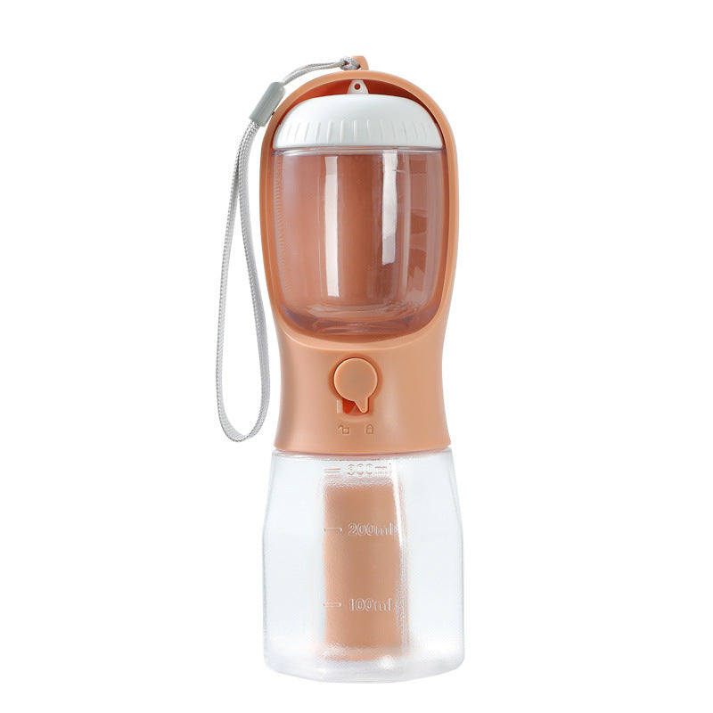 Three-in-One Portable Dog Water Cup with Food and Waste Bag - Multi-Functional Pet Supplies