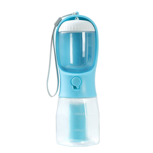 Three-in-One Portable Dog Water Cup with Food and Waste Bag - Multi-Functional Pet Supplies