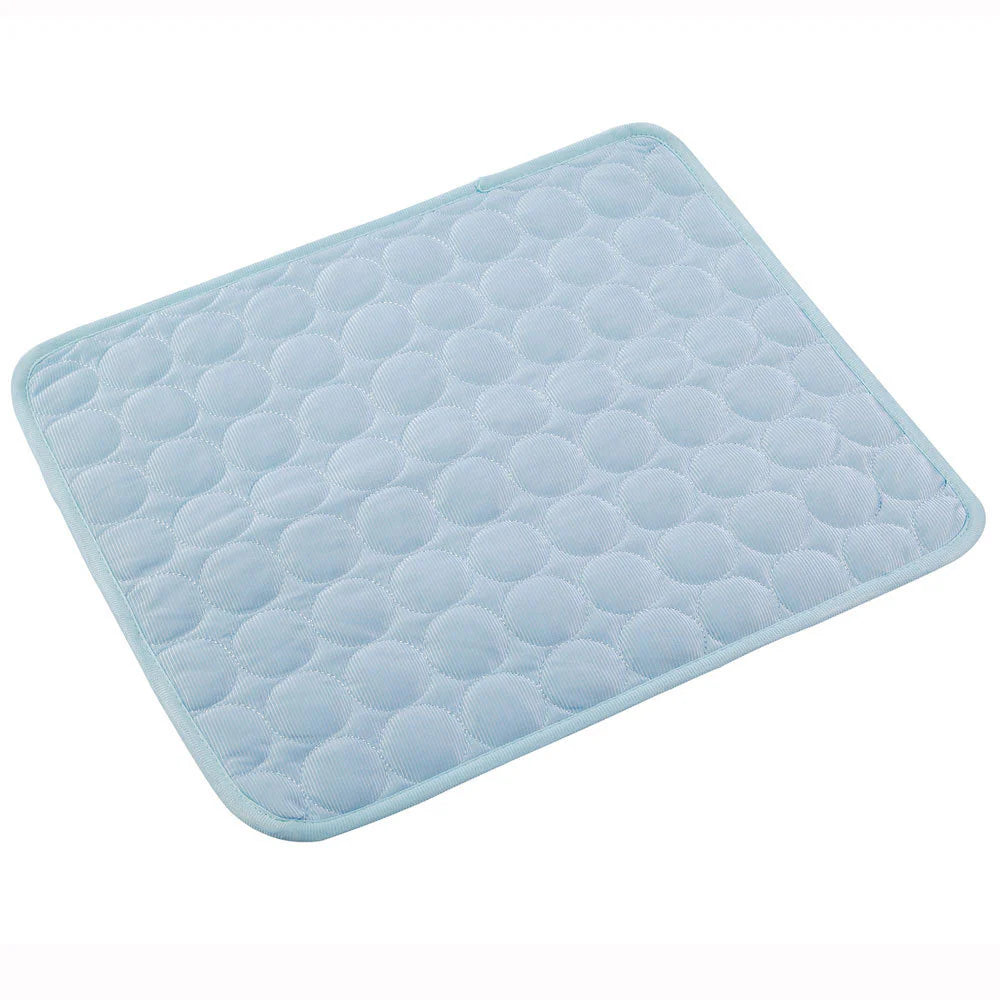 Cooling Ice Silk Pet Bed for Dogs and Cats - Summer Comfort Pad