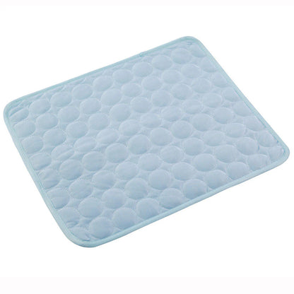Cooling Ice Silk Pet Bed for Dogs and Cats - Summer Comfort Pad