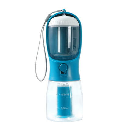 Three-in-One Portable Dog Water Cup with Food and Waste Bag - Multi-Functional Pet Supplies