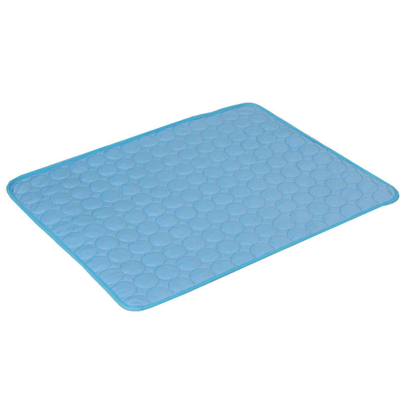 Cooling Ice Silk Pet Bed for Dogs and Cats - Summer Comfort Pad