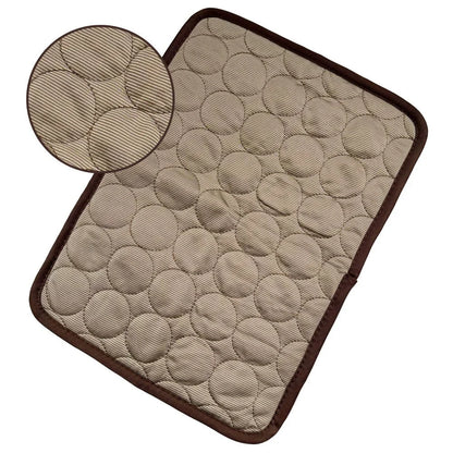 Cooling Ice Silk Pet Bed for Dogs and Cats - Summer Comfort Pad