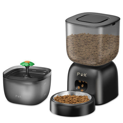 Automatischer Futter- und Wasserspender für Katzen und Hunde mit Filterfunktion