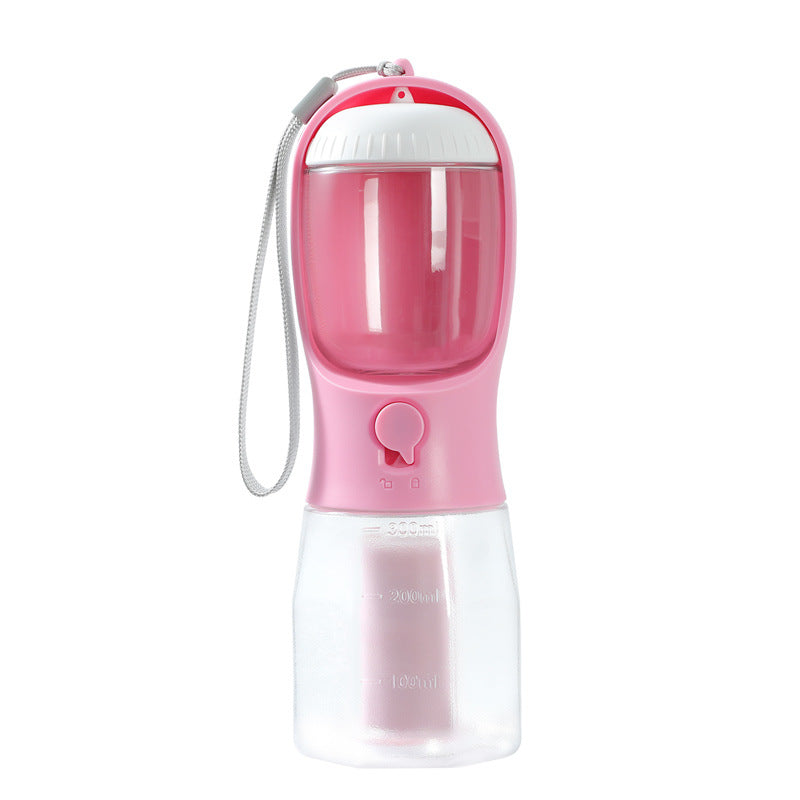 Three-in-One Portable Dog Water Cup with Food and Waste Bag - Multi-Functional Pet Supplies
