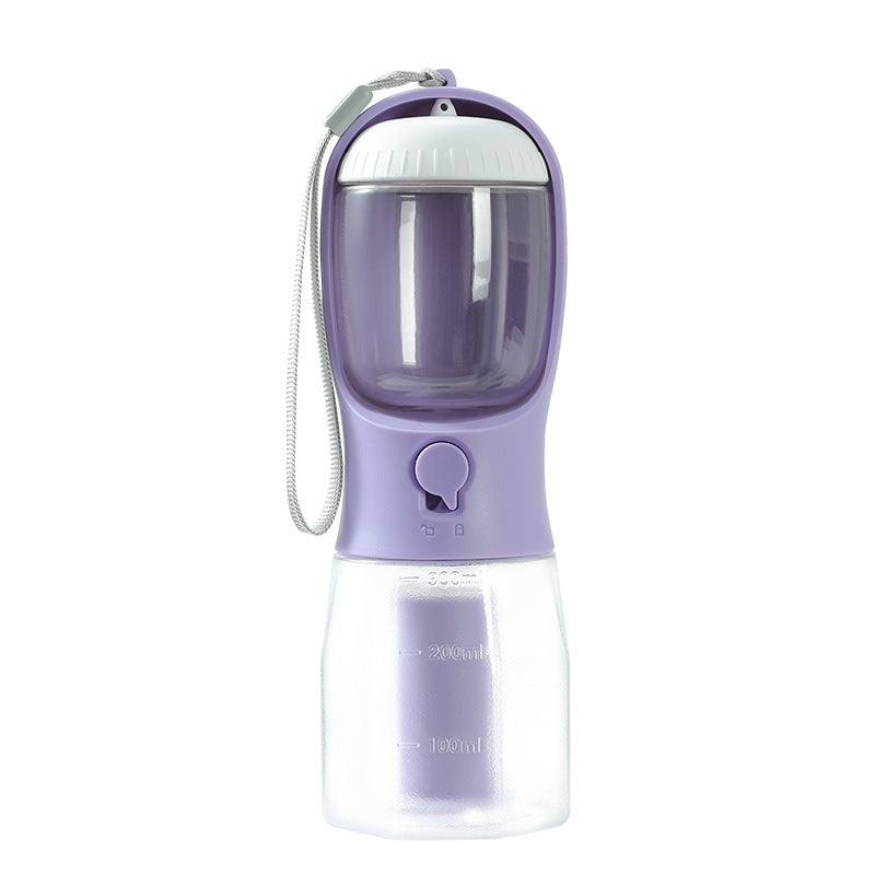 Three-in-One Portable Dog Water Cup with Food and Waste Bag - Multi-Functional Pet Supplies