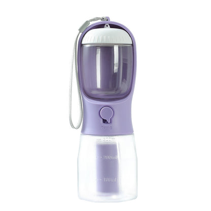 Three-in-One Portable Dog Water Cup with Food and Waste Bag - Multi-Functional Pet Supplies